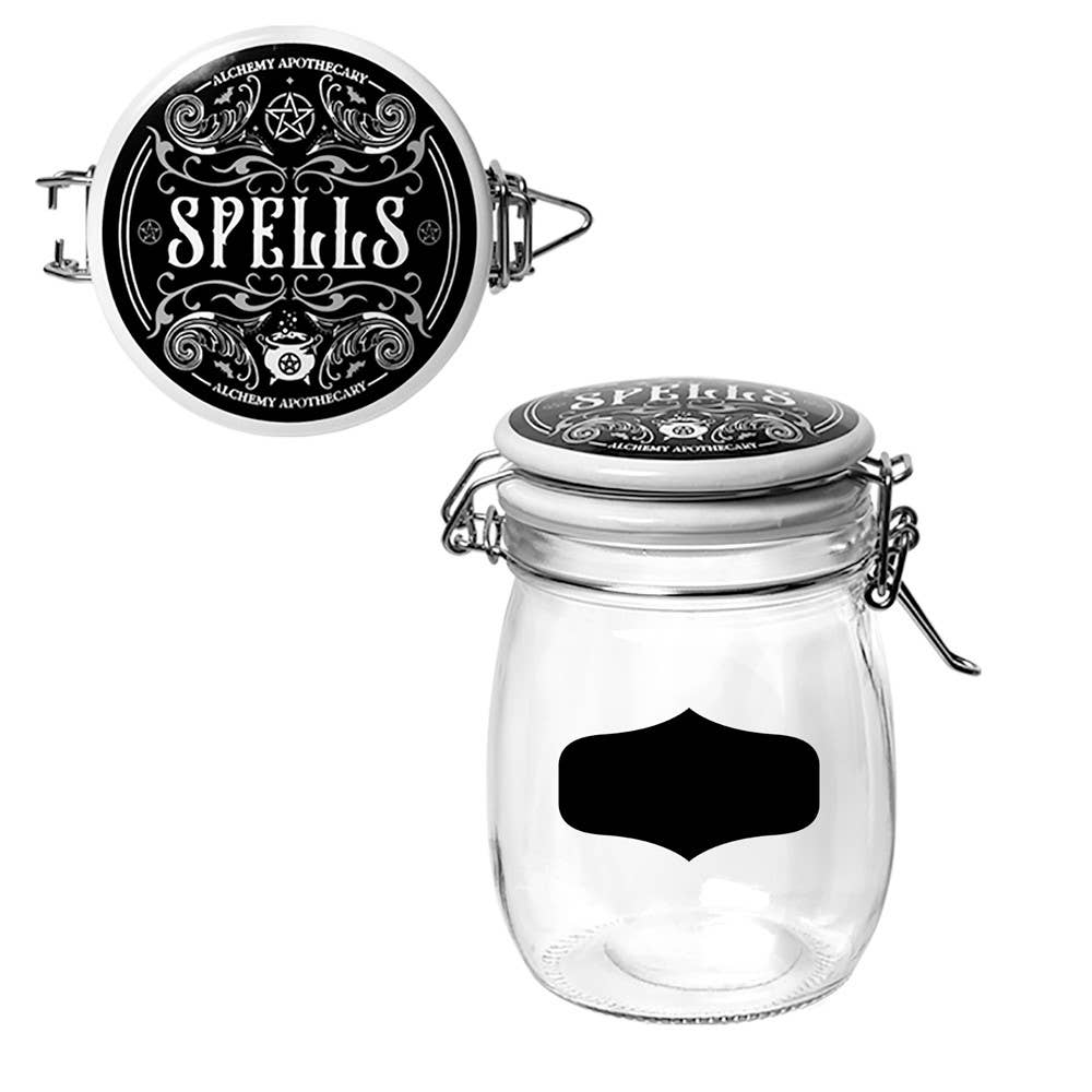 Curses, Tricks & Spells Storage Jar