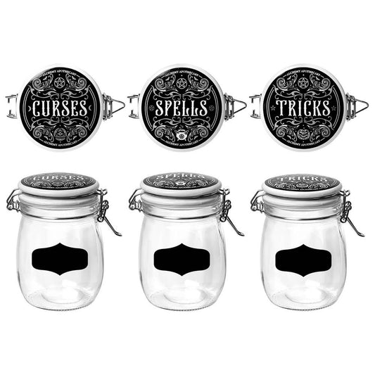 Curses, Tricks & Spells Storage Jar